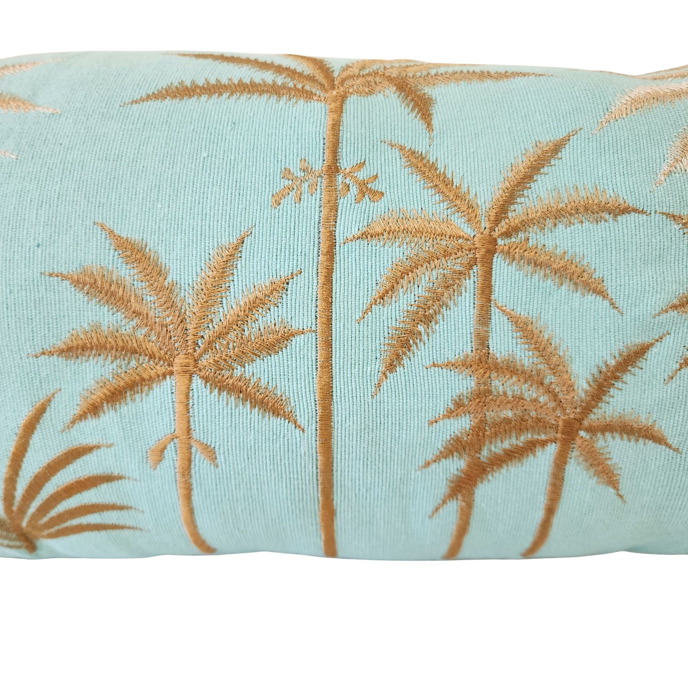 Blue Hawaii Long Lumbar Cushion Cover | 70x30cm