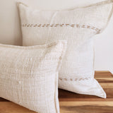 Ivory Sand Lumbar Cushion Cover | 30x50cm