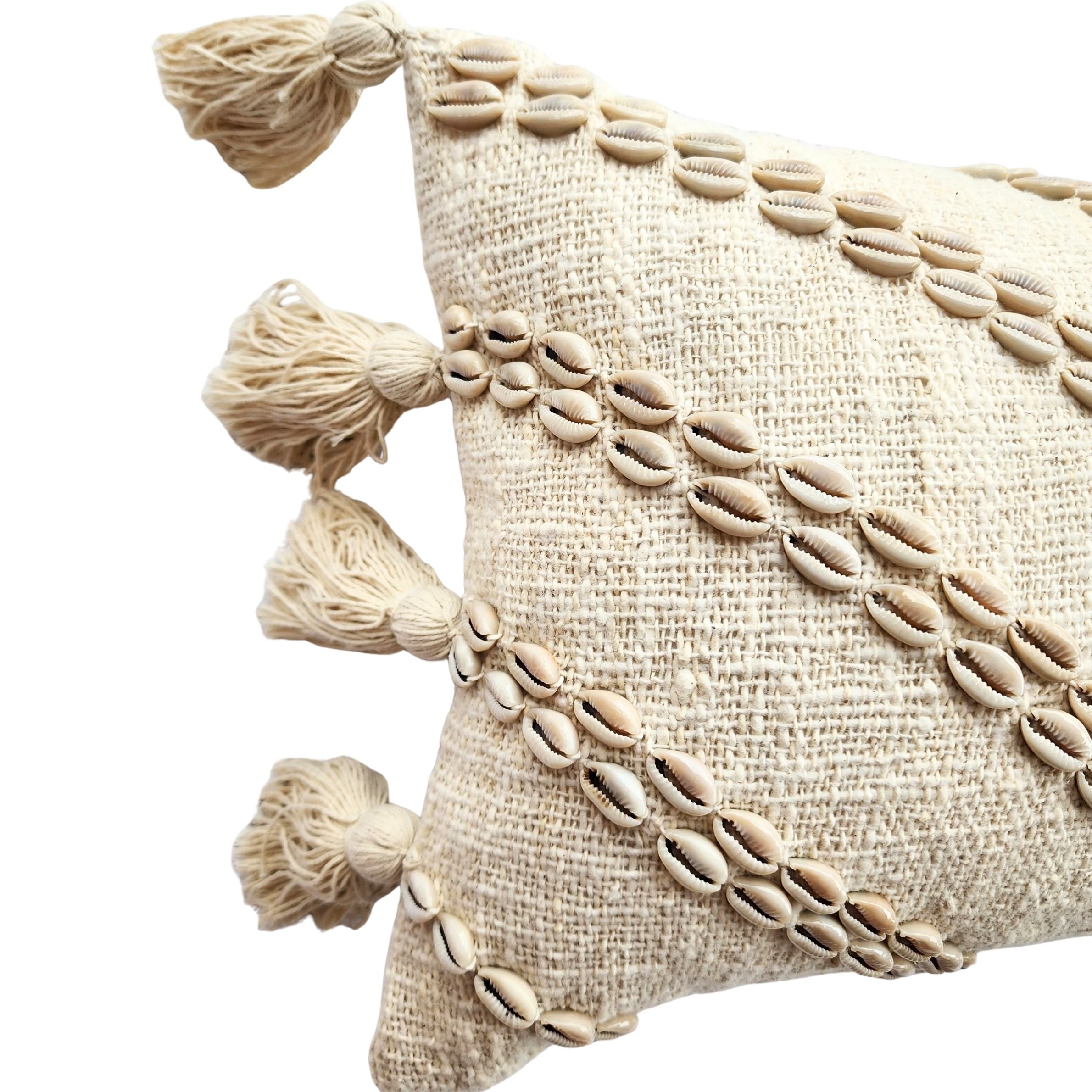 Solana Shell Lumbar Cushion Cover | 30x50cm