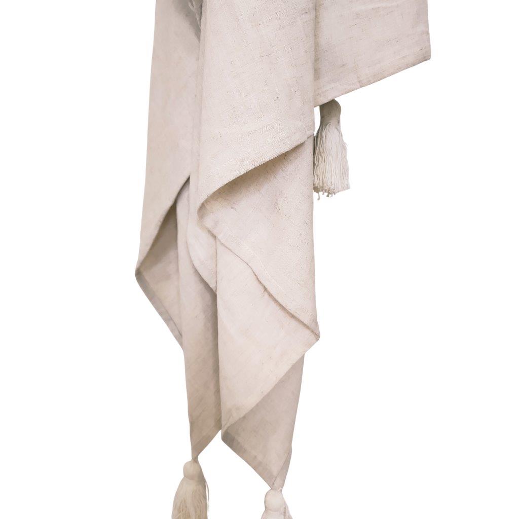 Linen Luxe Throw | Tassel | 2.4m x 1.3m