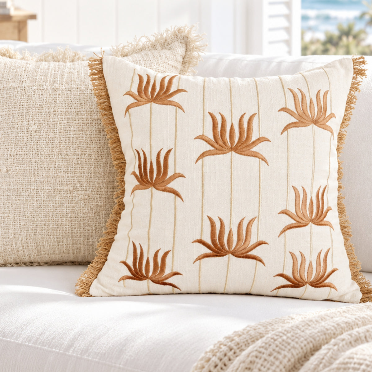 Lotus Sunset Cushion Cover | 50x50cm