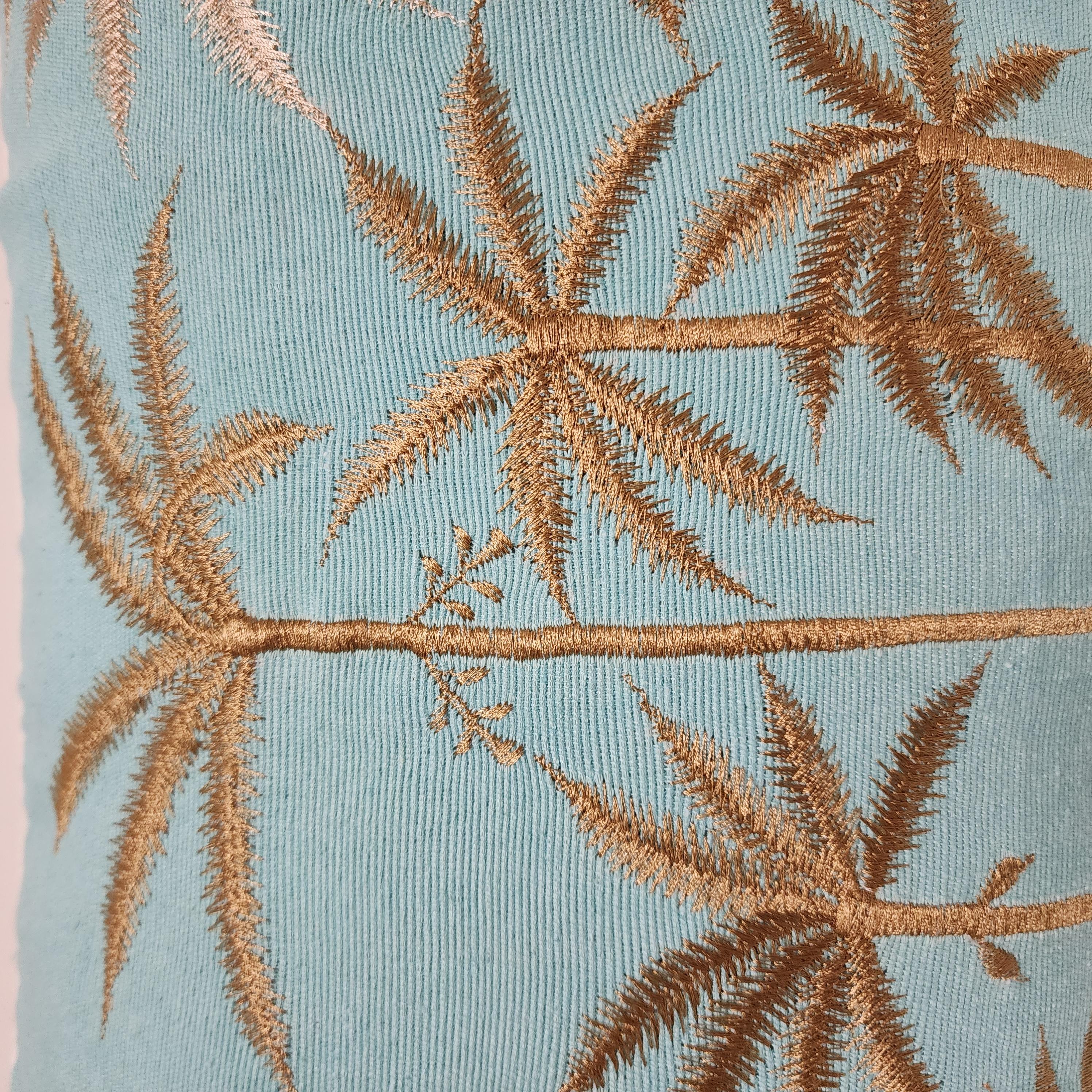 Blue Hawaii Aqua Lumbar Cushion Cover | 30x50cm