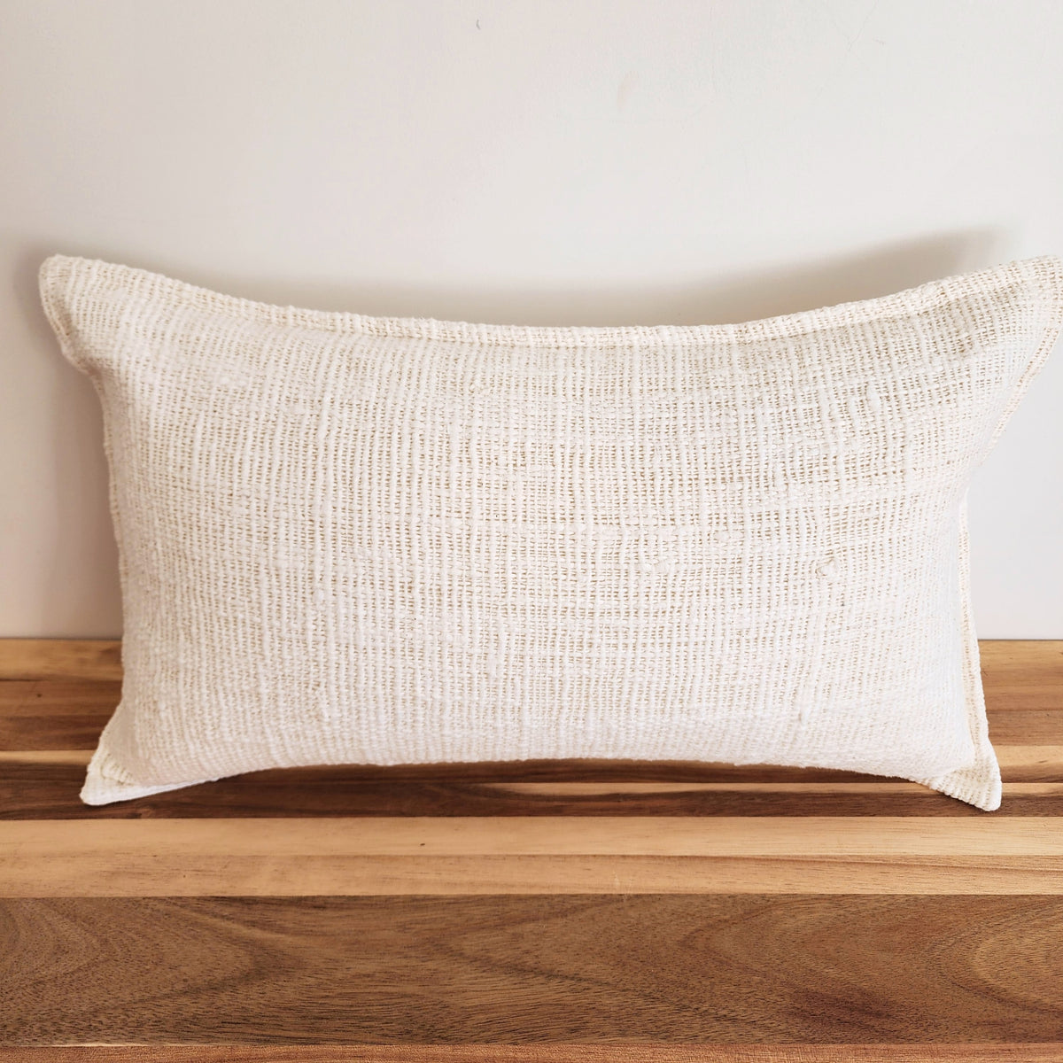 Ivory Sand Lumbar Cushion Cover | 30x50cm