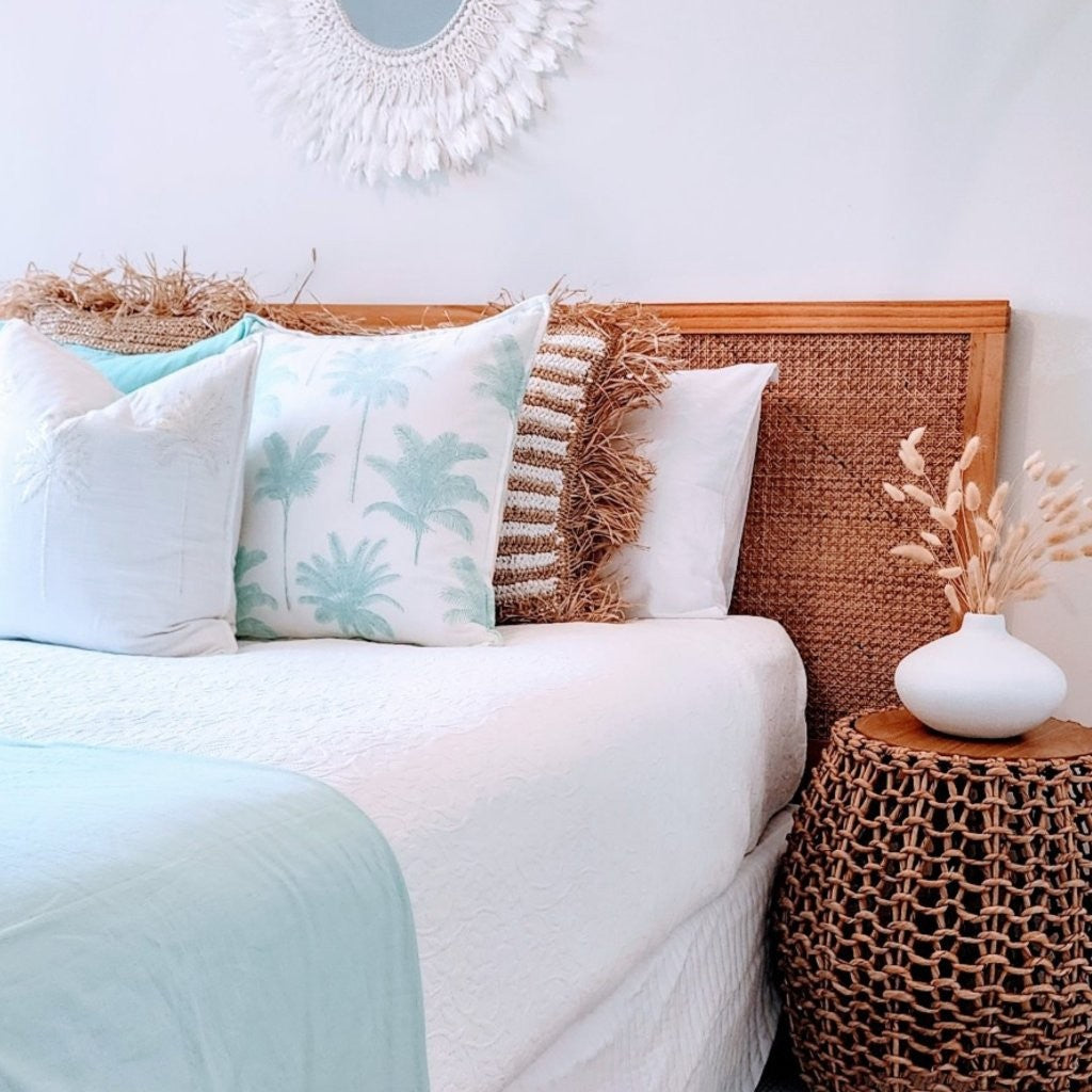 Palm Cove Ivory Cushion Cover | 50x50cm