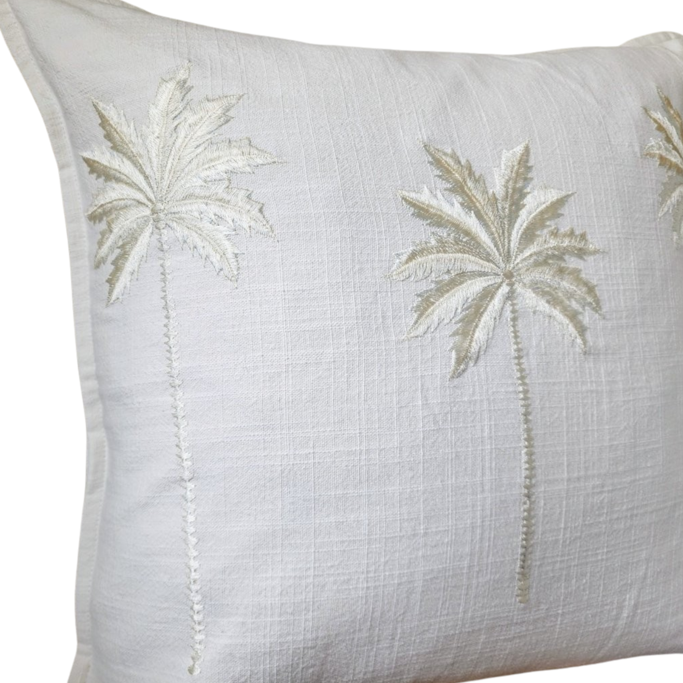 Palm Cove Ivory Cushion Cover | 50x50cm