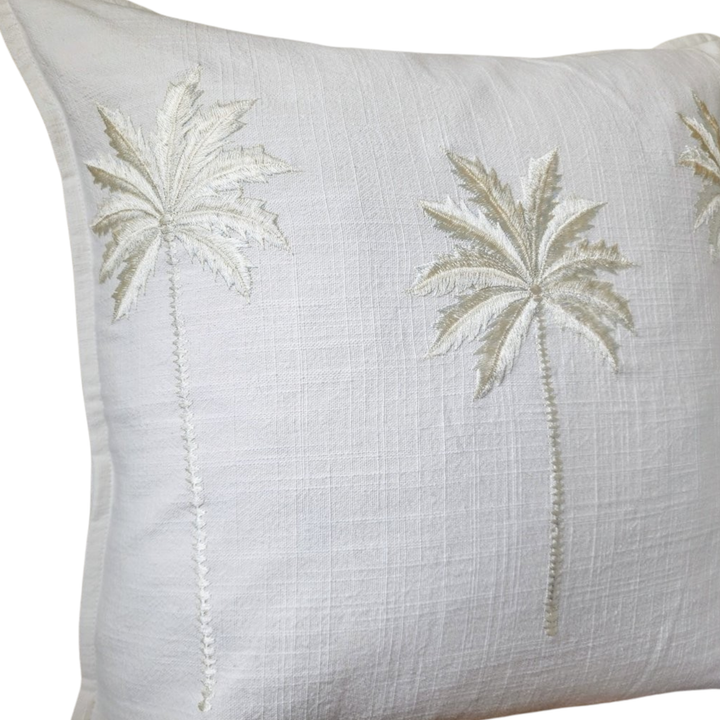 Palm Cove Ivory Cushion Cover | 50x50cm