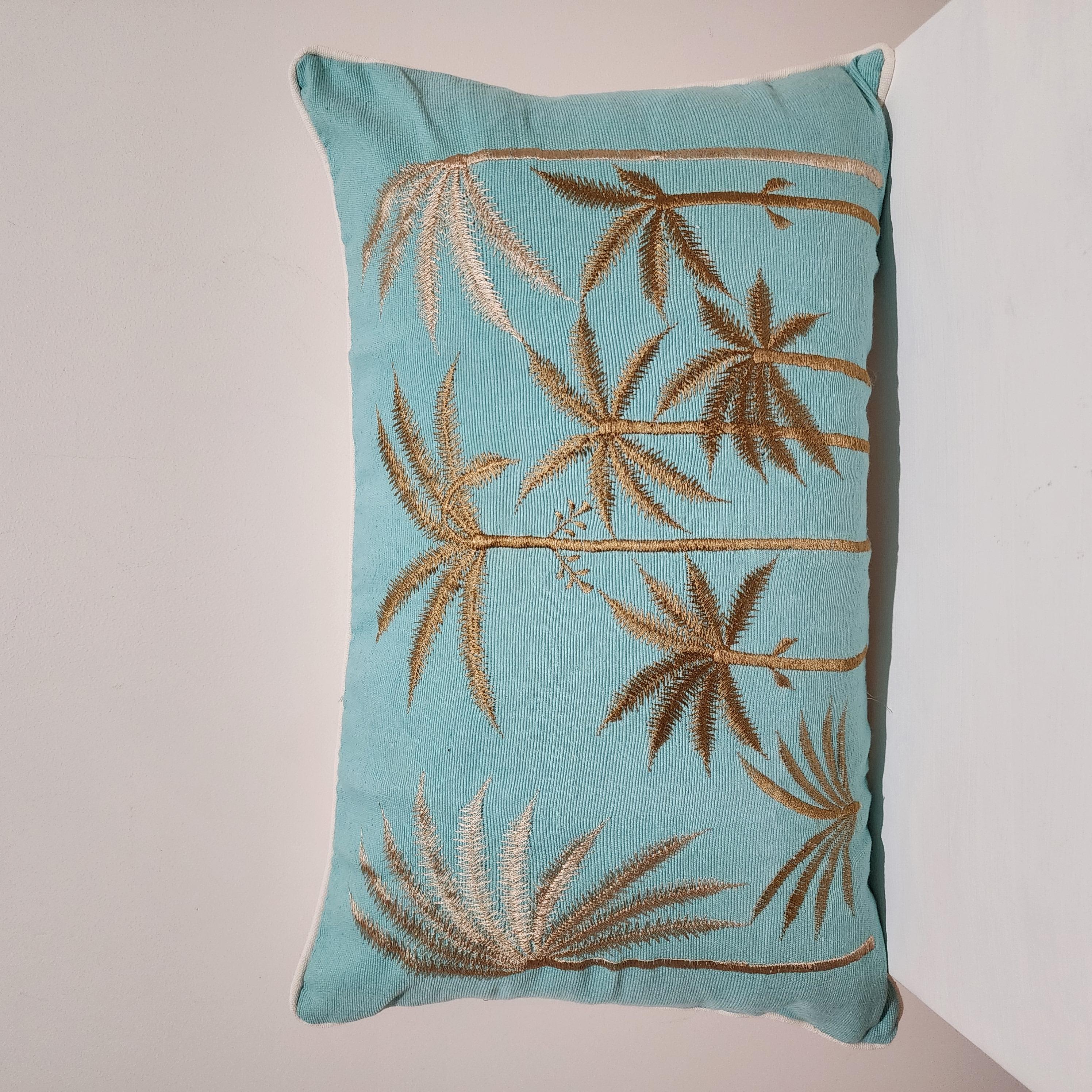 Blue Hawaii Aqua Lumbar Cushion Cover | 30x50cm