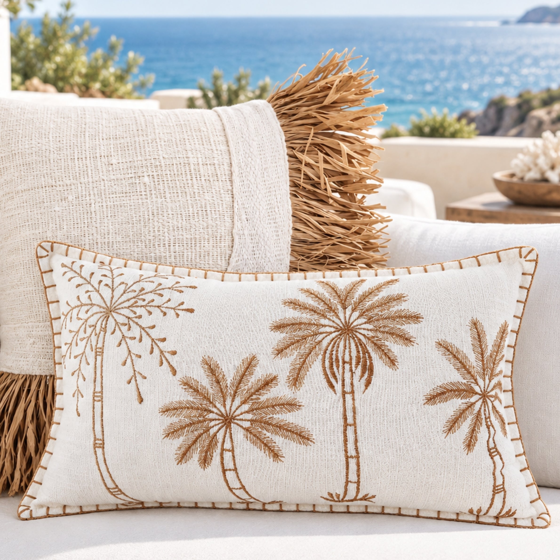 Golden Mocha Lumbar Cushion Cover | 30x50cm