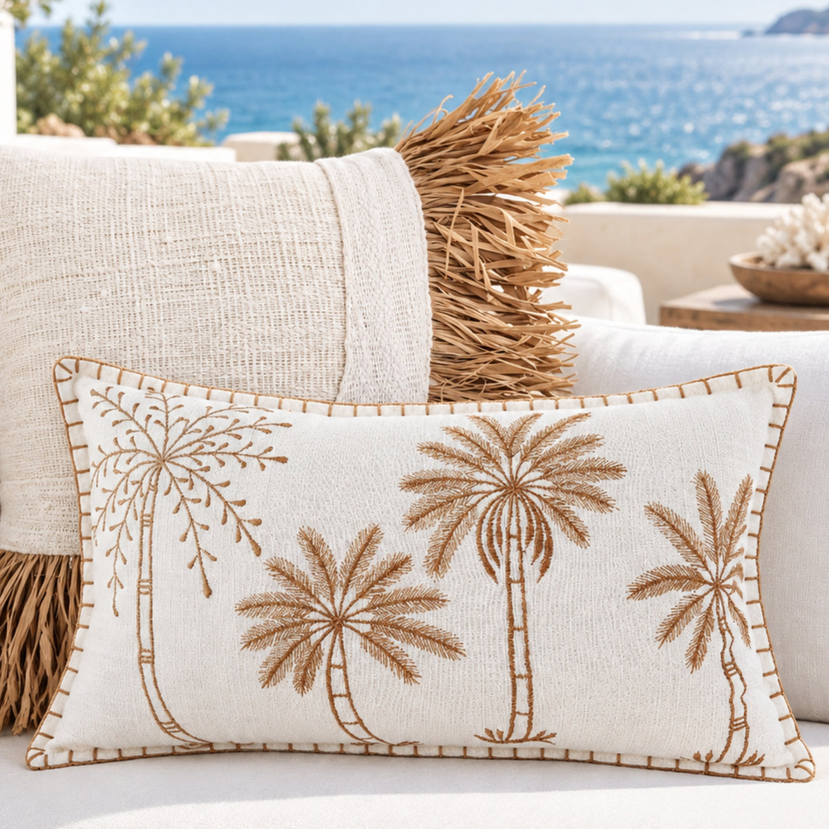 Golden Mocha Lumbar Cushion Cover | 30x50cm