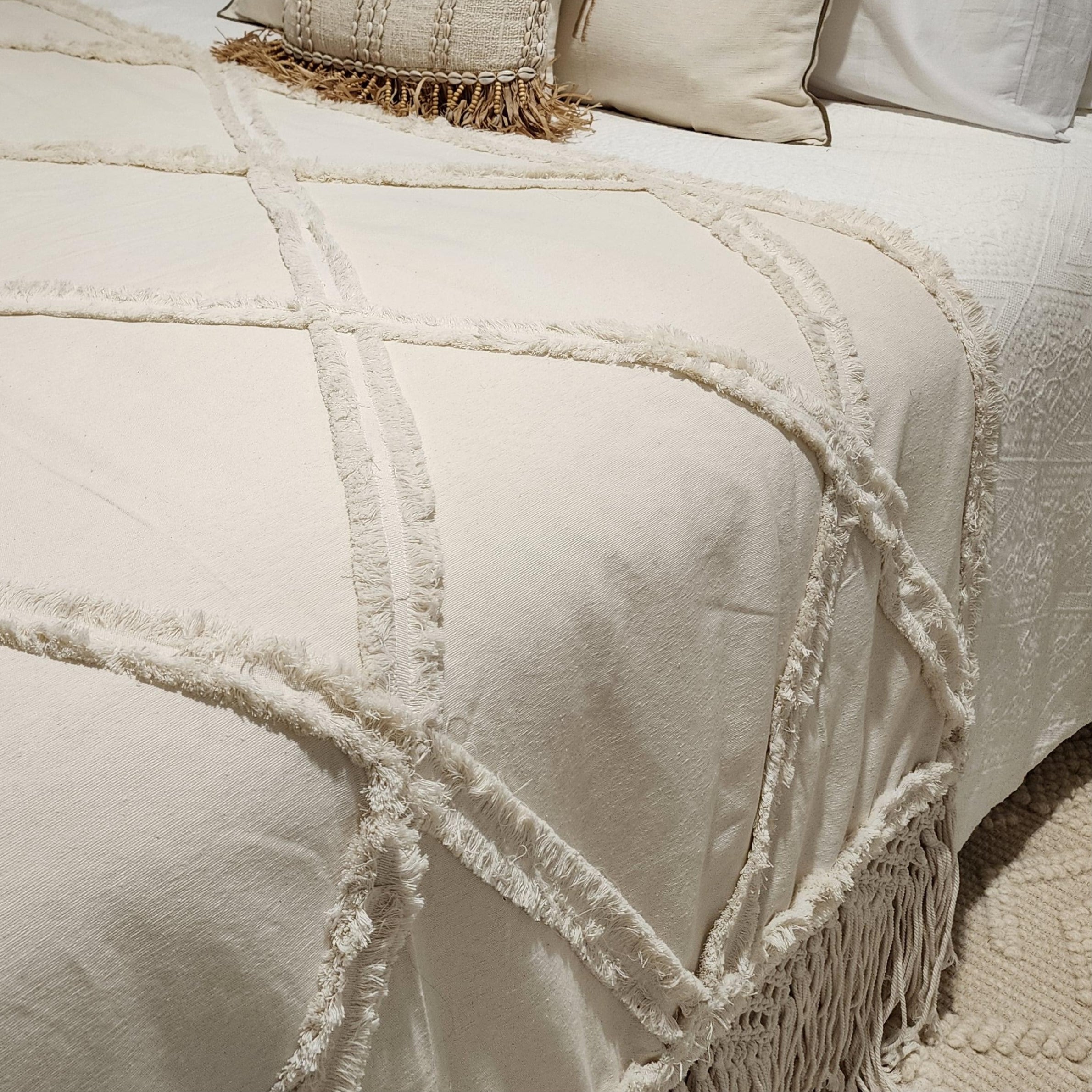 Zahara Macrame Statement Throw