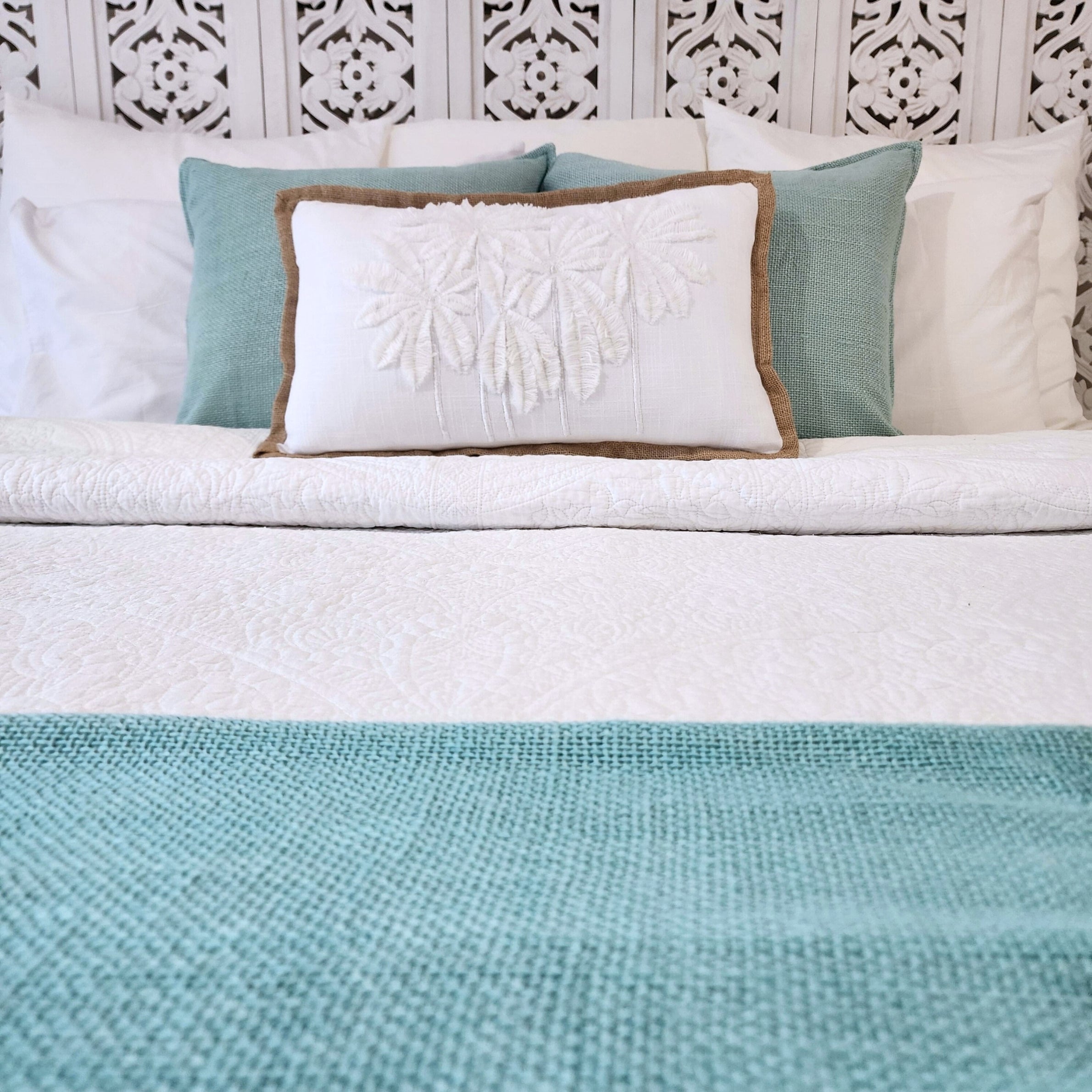 Biscay Blue Cushion Cover | 50x50cm