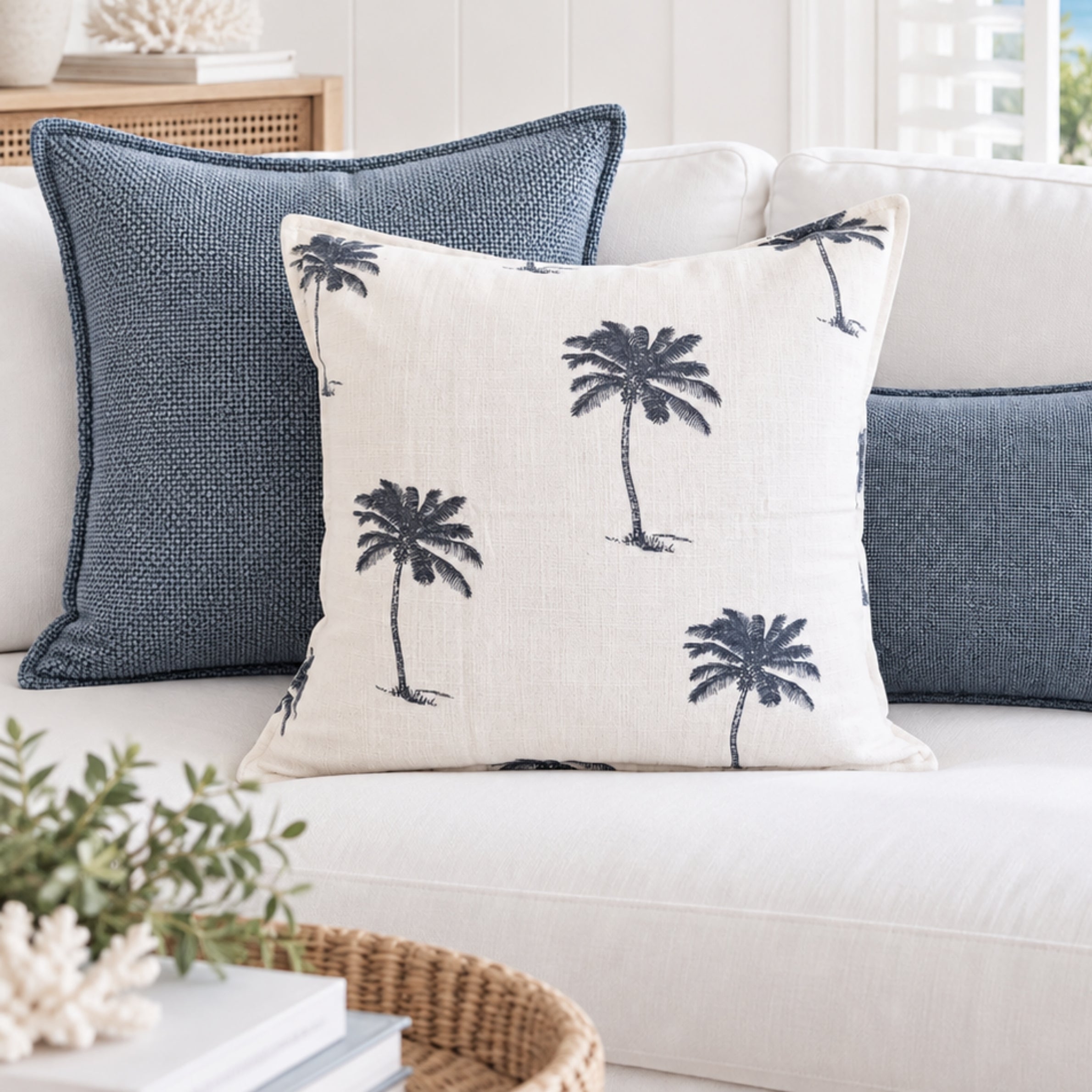Seabreeze Palms Cushion Cover | 50x50cm