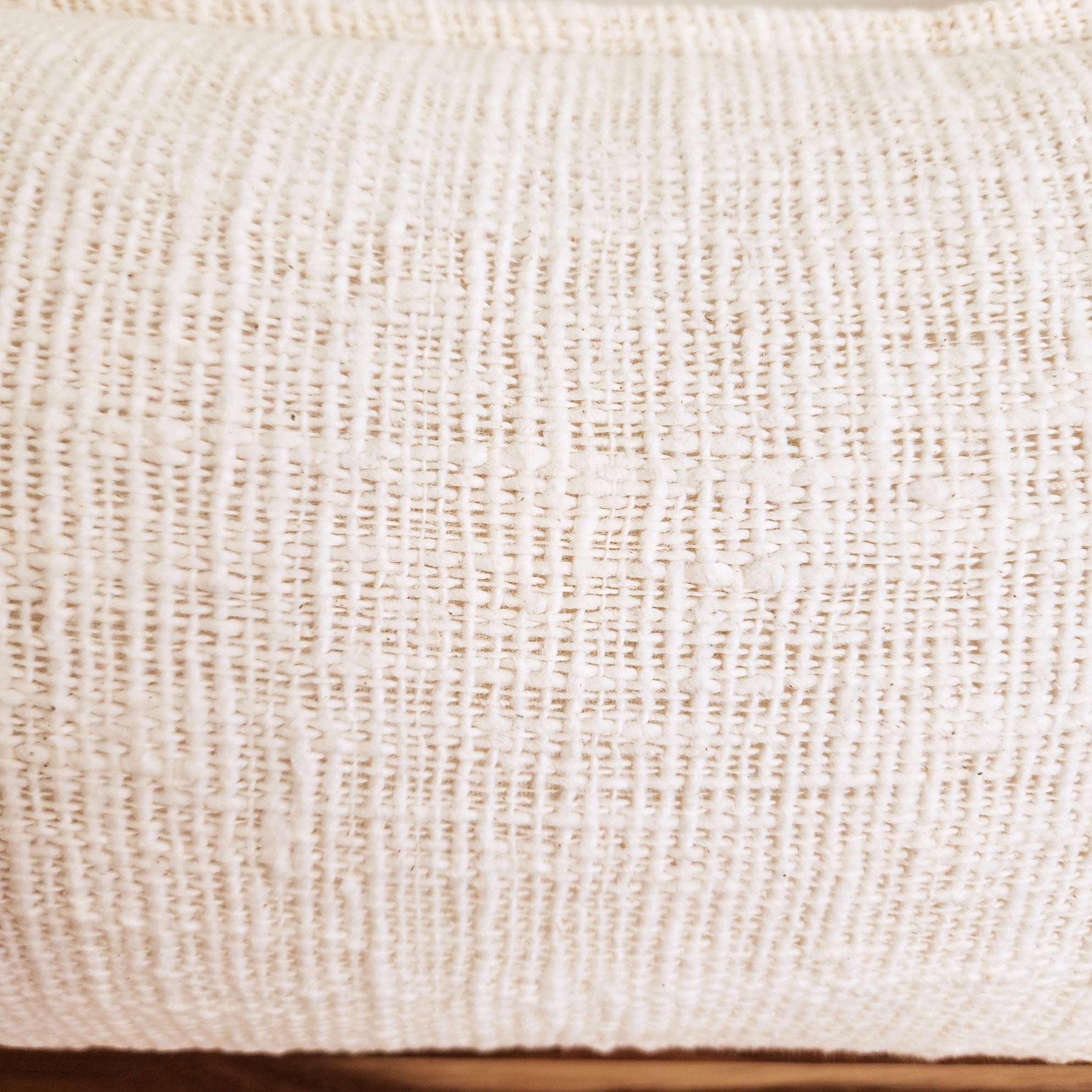 Ivory Sand Lumbar Cushion Cover | 30x50cm