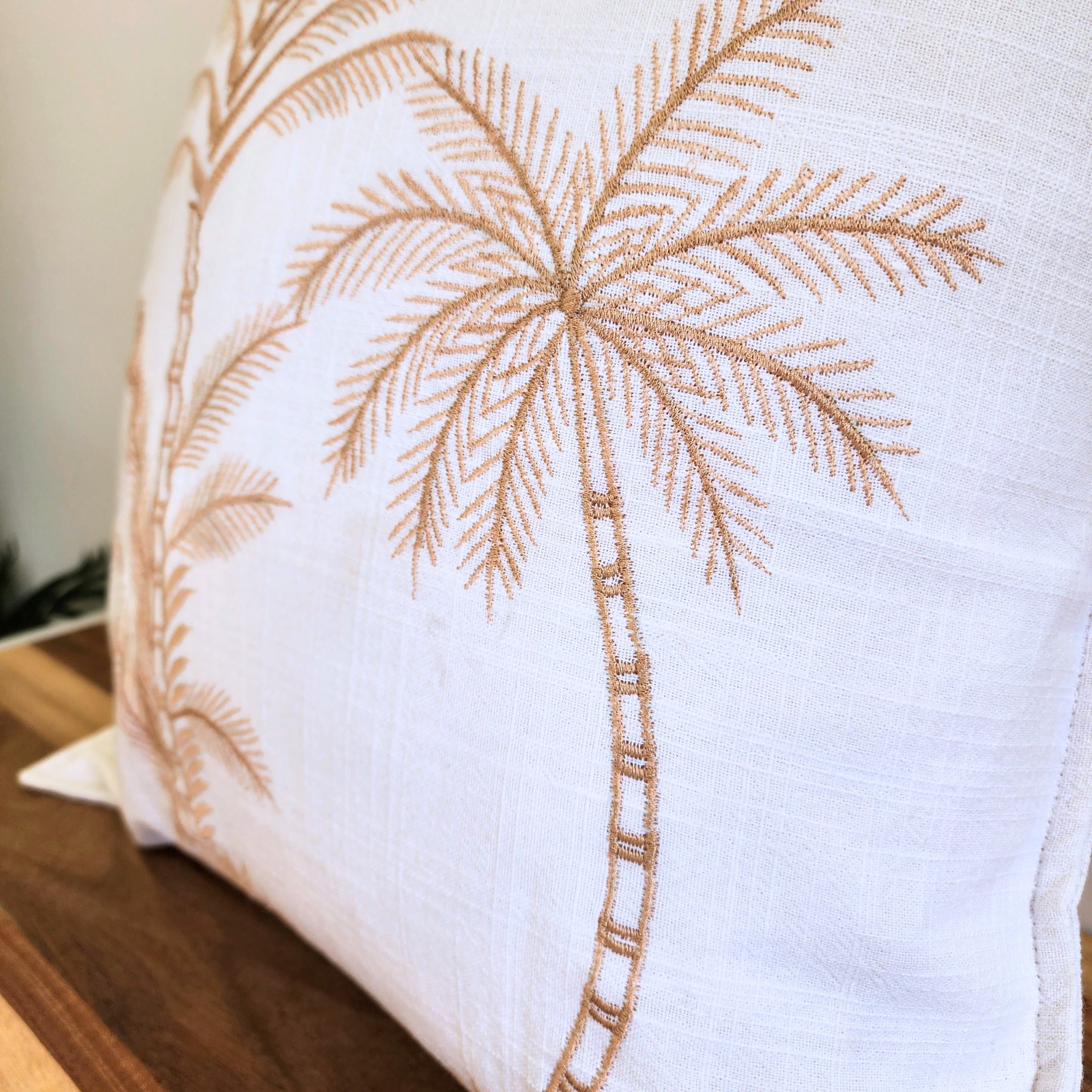 Golden Palms Cushion Cover | 50x50cm