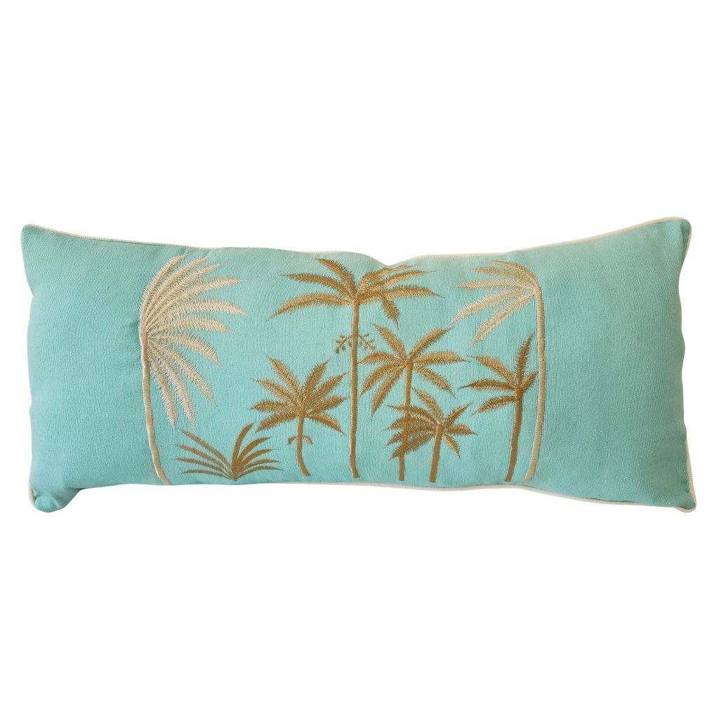 Blue Hawaii Long Lumbar Cushion Cover | 70x30cm