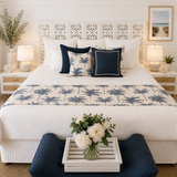Hamptons Cotton Palm Cushion Cover | 50x50cm