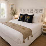 Coastal Husk Bed Runner | Cinnamon
