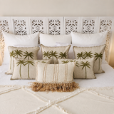 Island Fringe Luxe Cushion Cover | Shell | 30x50cm