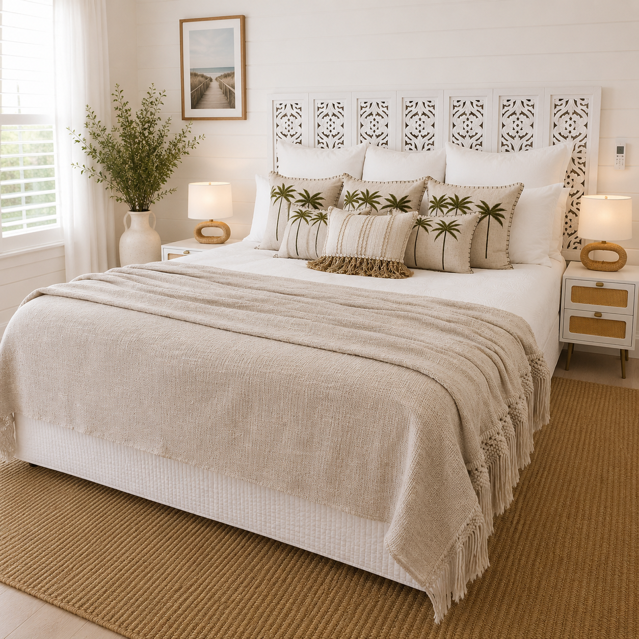 Boho Luxe Macrame Throw | Super King