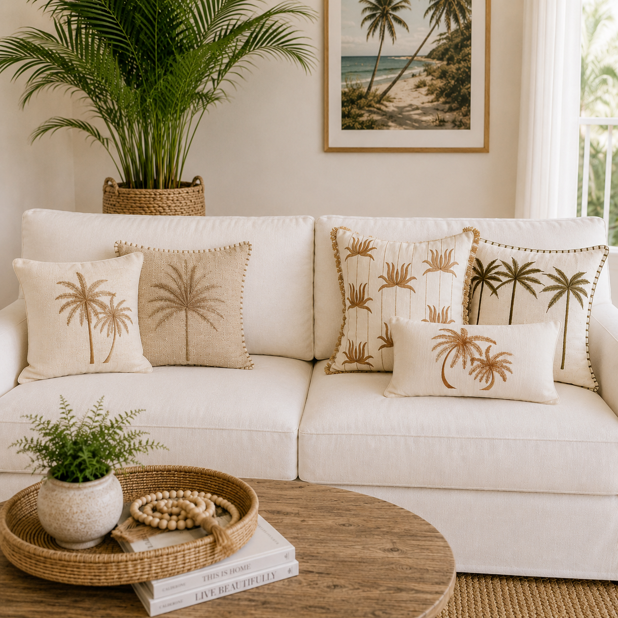 Lotus Sunset Cushion Cover | 50x50cm