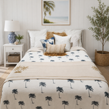 Seabreeze Palms Quilt Cover Set | Q | K | SK | Bed Linen