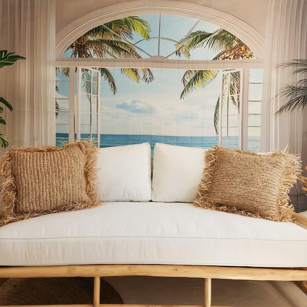 Maldives Raffia Cushion Cover | 50x50cm