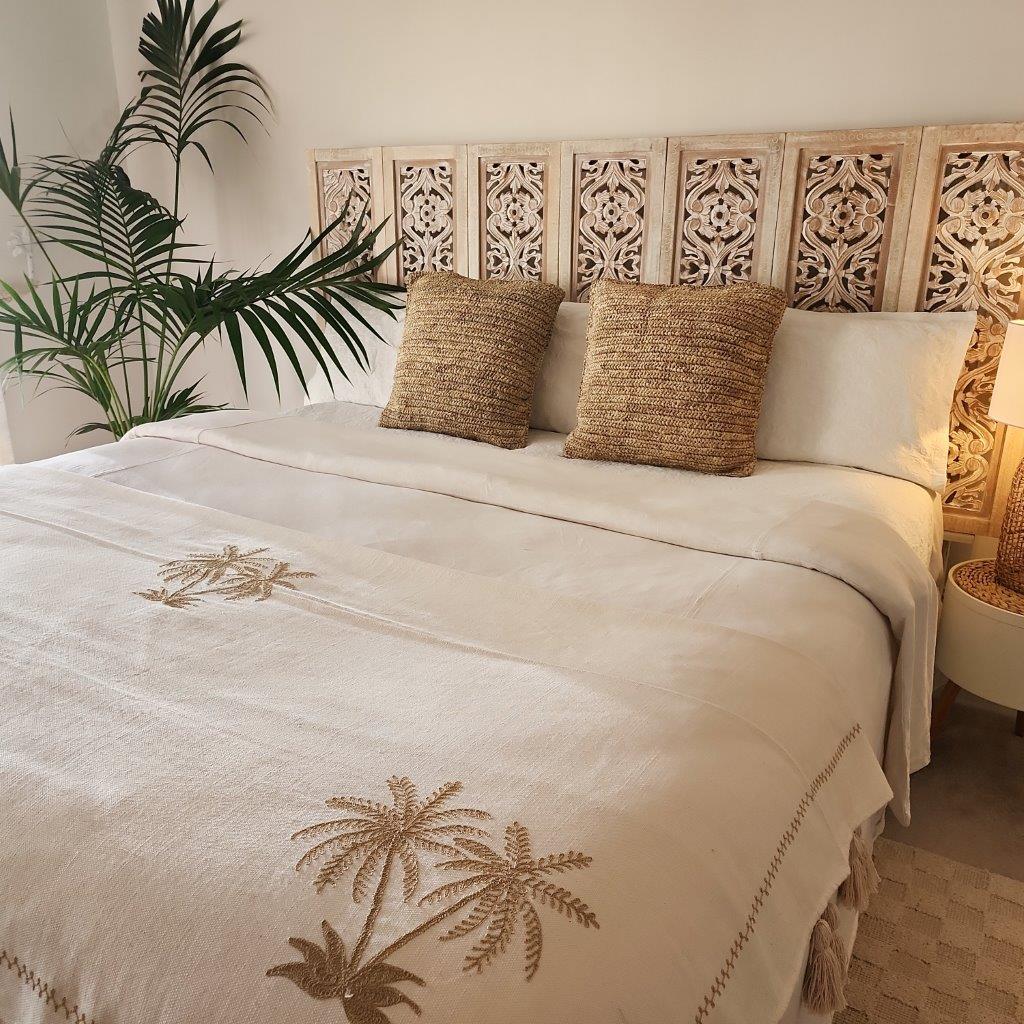 Maldives Raffia Island Cushion Cover  | 50x50cm