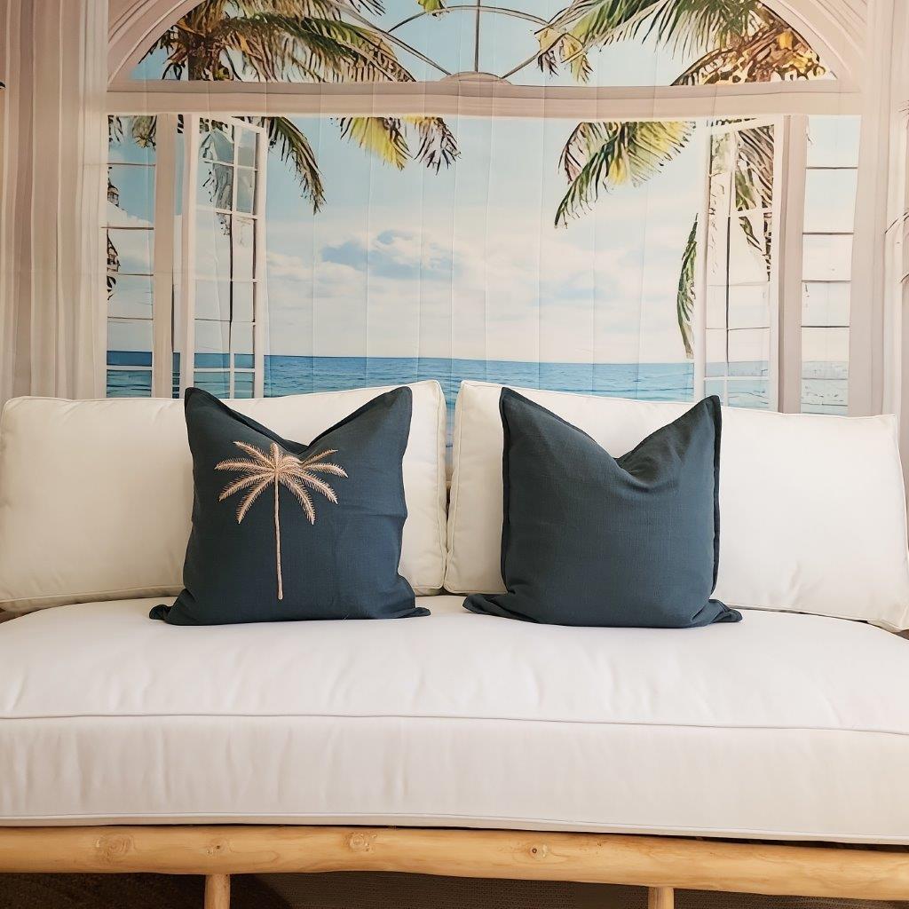 Curacao Palm Cushion Cover | 50x50cm