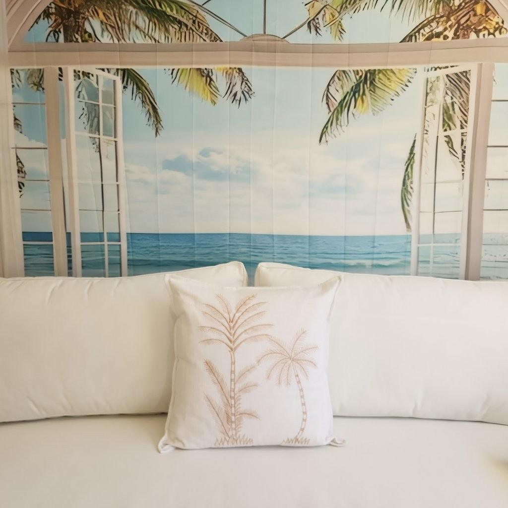 Golden Palms Cushion Cover | 50x50cm