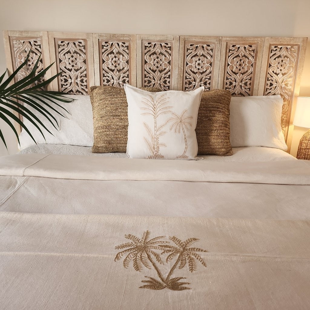 Golden Palms Cushion Cover | 50x50cm