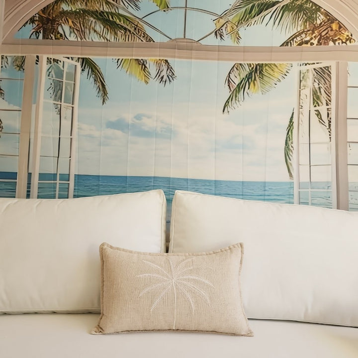 Acapulco Palm Lumbar Cushion Cover | 30x50cm