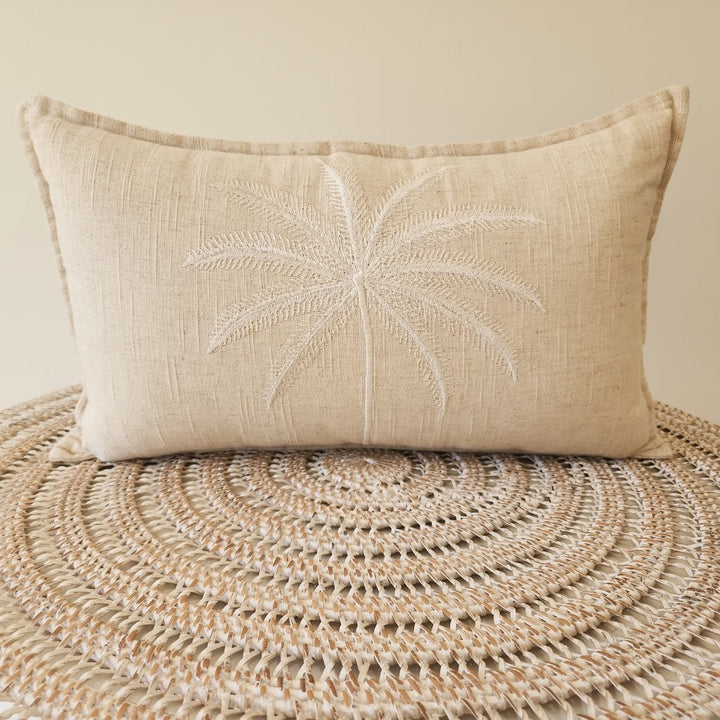 Acapulco Palm Lumbar Cushion Cover | 30x50cm