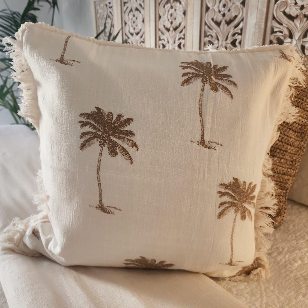 Kokomo Cocoa Palm Cushion Cover | 50x50cm