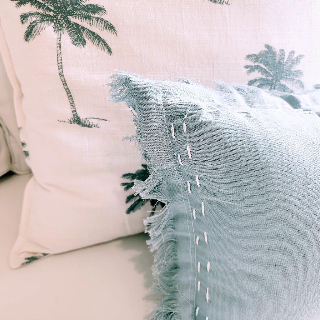 Zaffre Wave Lumbar Cushion Cover | 30x50cm