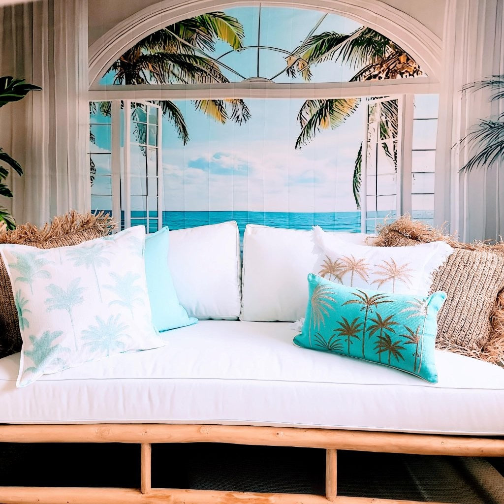 Blue Hawaii Lumbar Cushion Cover | 30x50cm | SOLD OUT