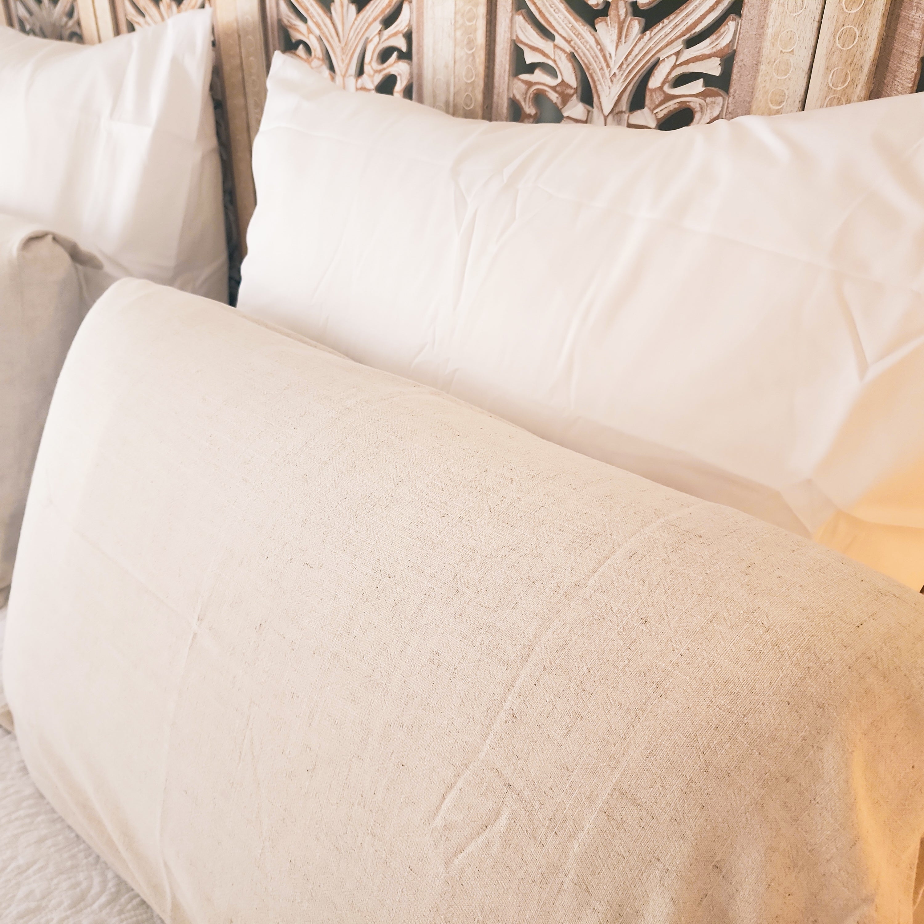 Acapulco Sand Pure Linen Quilt Cover Set | Q | K | SK