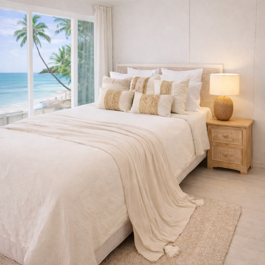 Linen Luxe Throw | Tassel | 2.4m x 1.3m