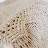 Coastal Haven Macrame Throw Blanket | Oversized 2.6m