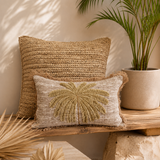 Maldives Raffia Island Cushion Cover  | 50x50cm