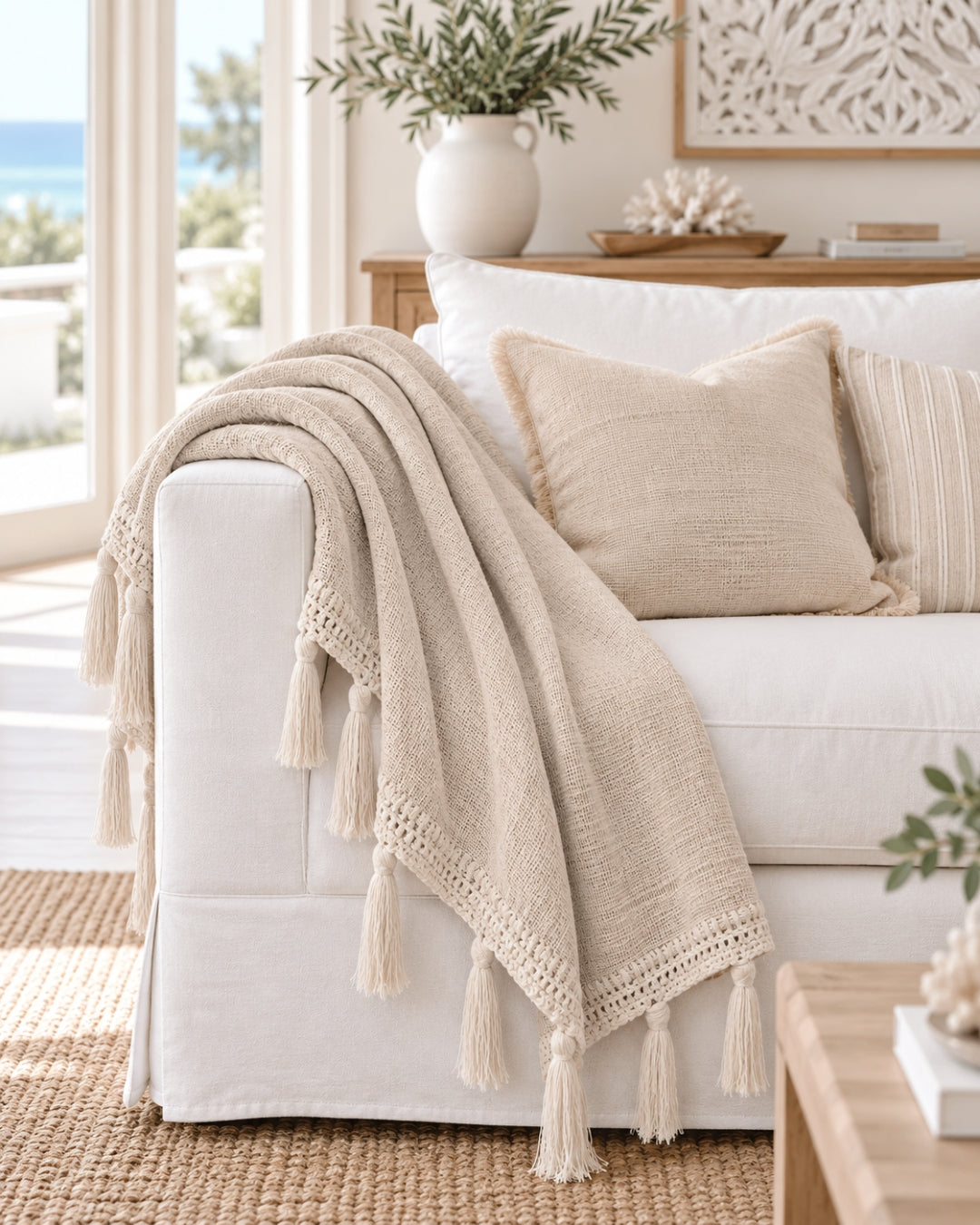 Beach House Throw | Cotton