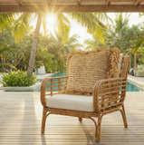 Maldives Raffia Cushion Cover | 50x50cm