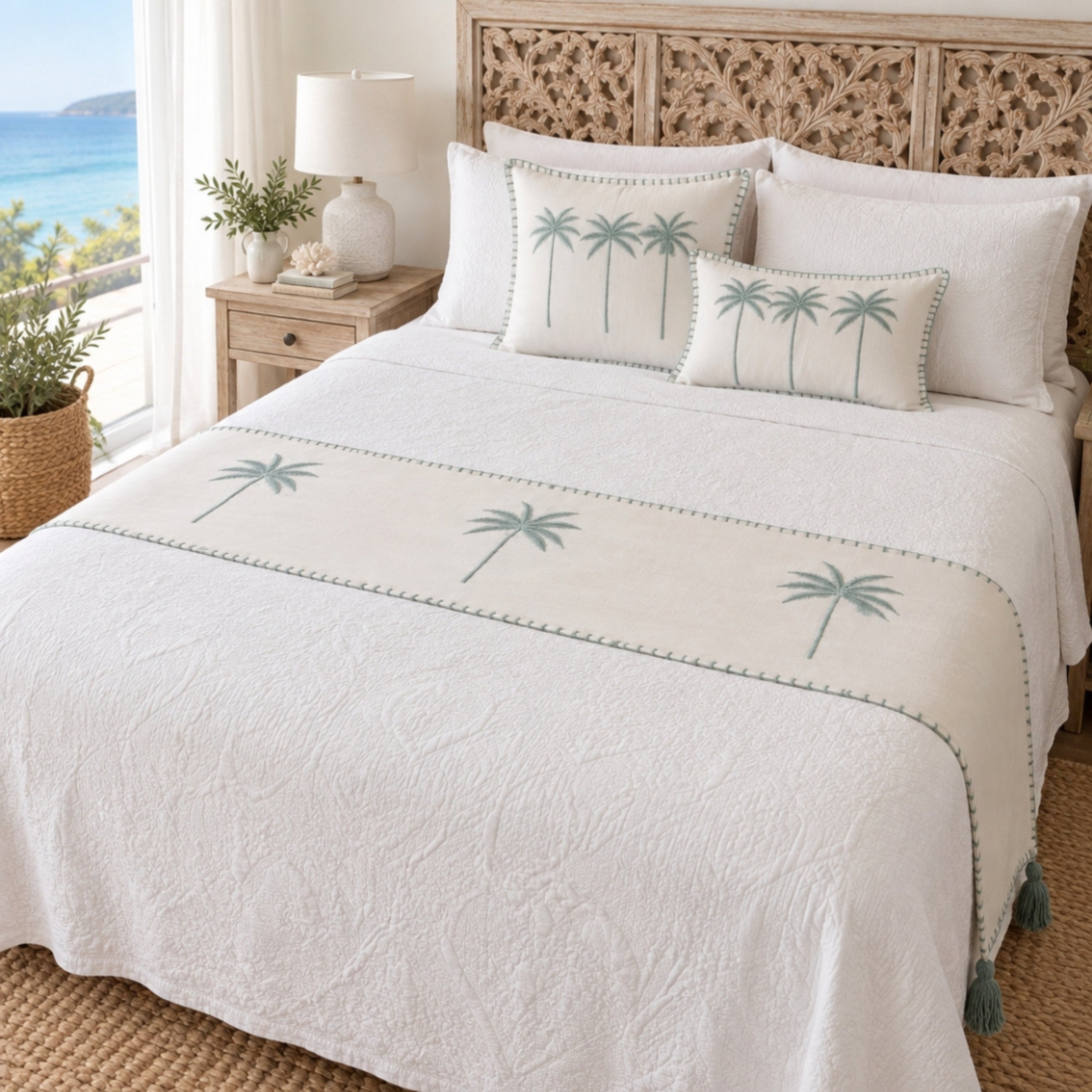 Palm Springs Bed Runner | King