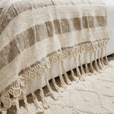 Coastal Retreat Macrame Throw