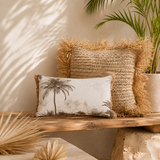 Vintage Palms Lumbar Cushion Cover | 30x50cm