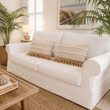 Island Shell Fringe Cushion Cover | 30x50cm