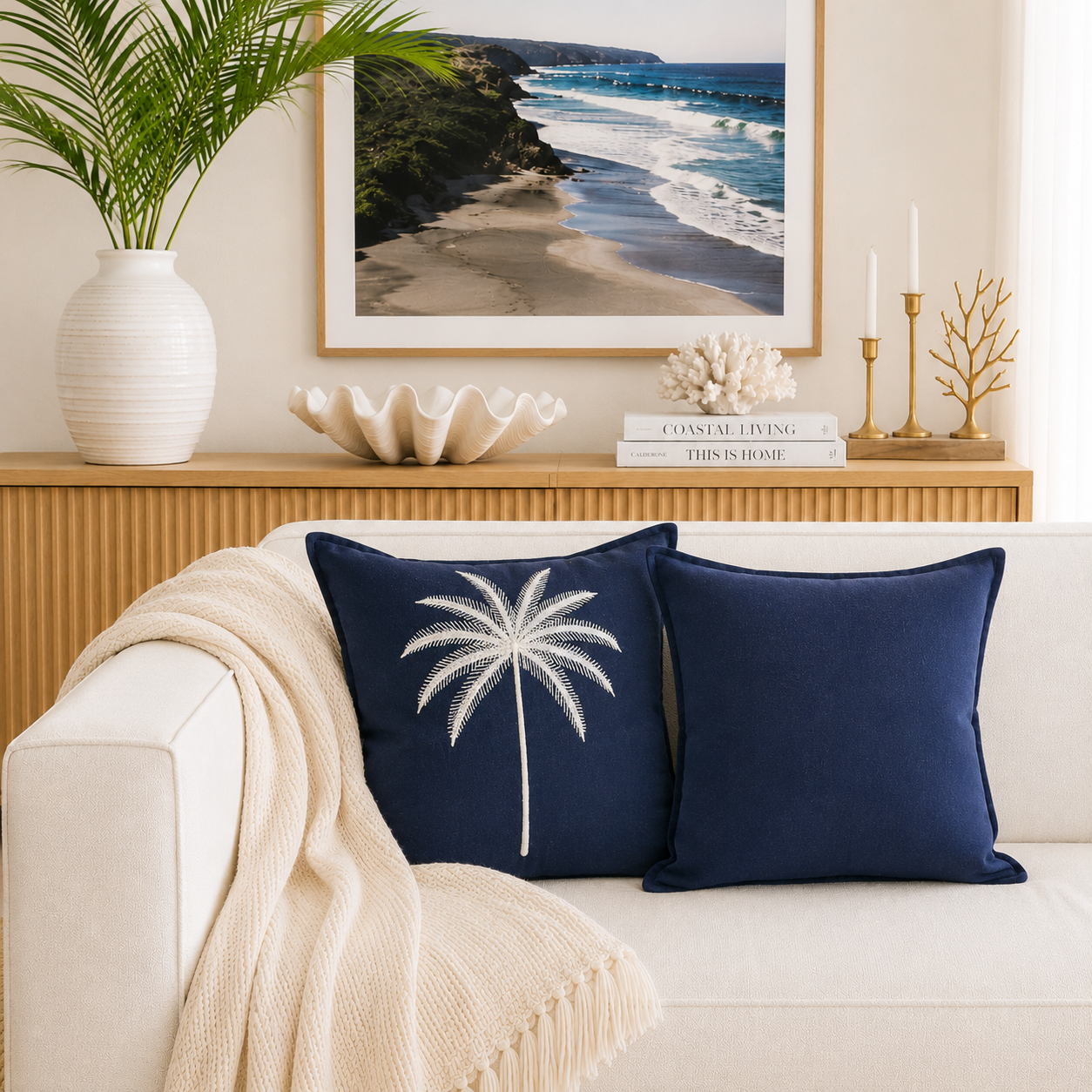 Palm Royal Cushion Cover | 50x50cm